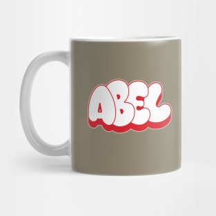 ABEL name bubble graffiti writing style Mug